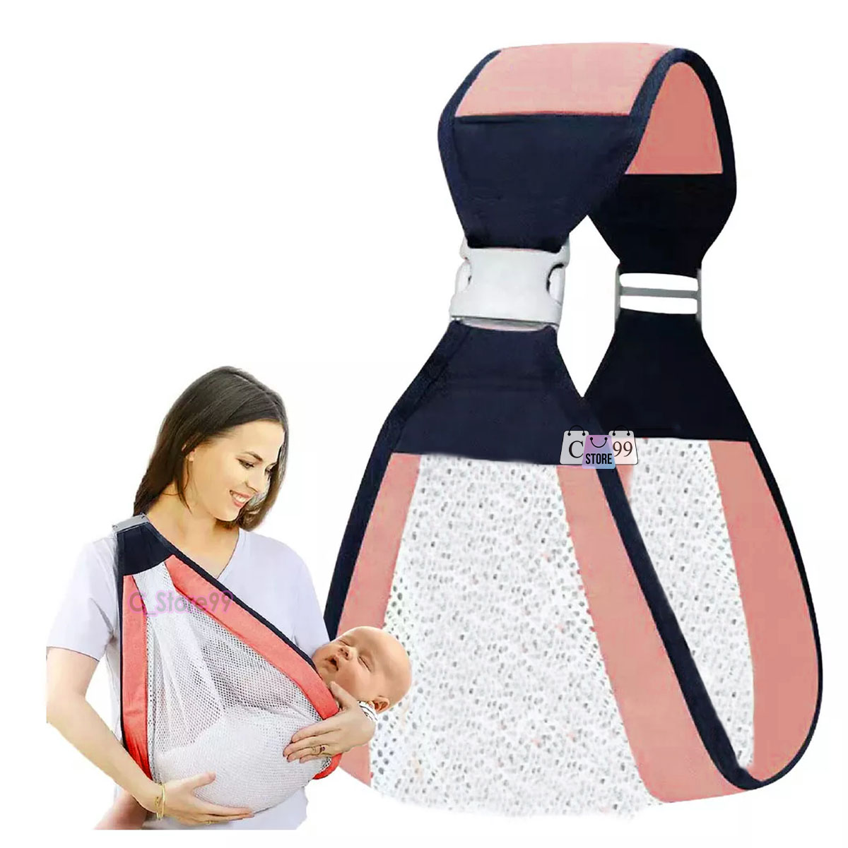 Miniatura 3 de Fular Para Bebes Manos libres PortaBebes